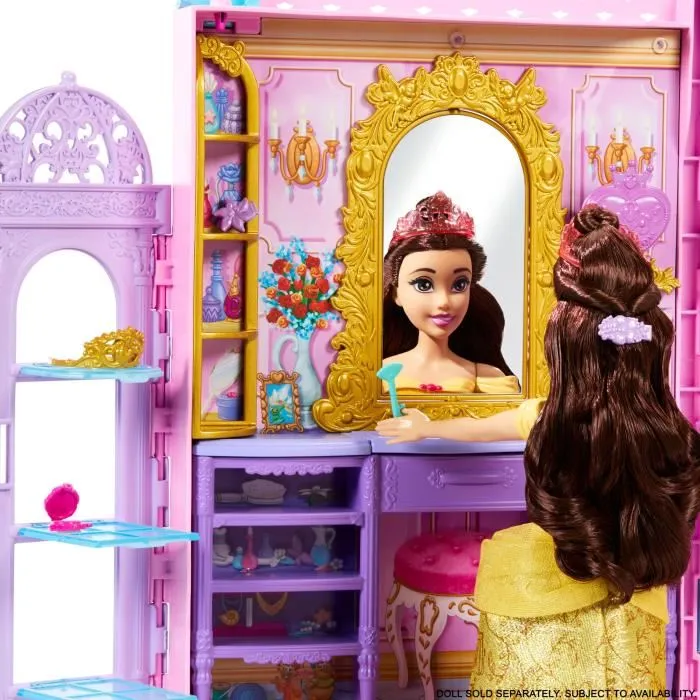 Mattel Armario Portatil Hxc20 Disney Princess Listo para el Baile para Muñecas con Accesorios y Vestidor 3 Mattel Armario Portatil Hxc20 Disney Princess Listo para el Baile para Muñecas con Accesorios y Vestidor 3