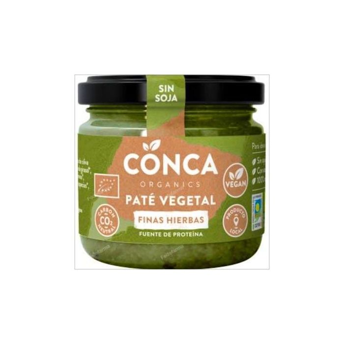 CONCA ORGANICS Paté Vegano Finas Hierbas