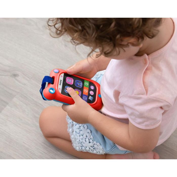 KioKids Juguete Teléfono Móvil Musical para Bebés +18 Meses, Sonidos Reales, Estimula Sentidos, Resistente y Colgable, Multicolor 1
