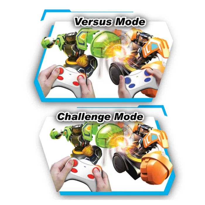 Silverlit Kombat Tornado Robots de Combate con Ataque de 360°, Conjunto de 2 Robots 5