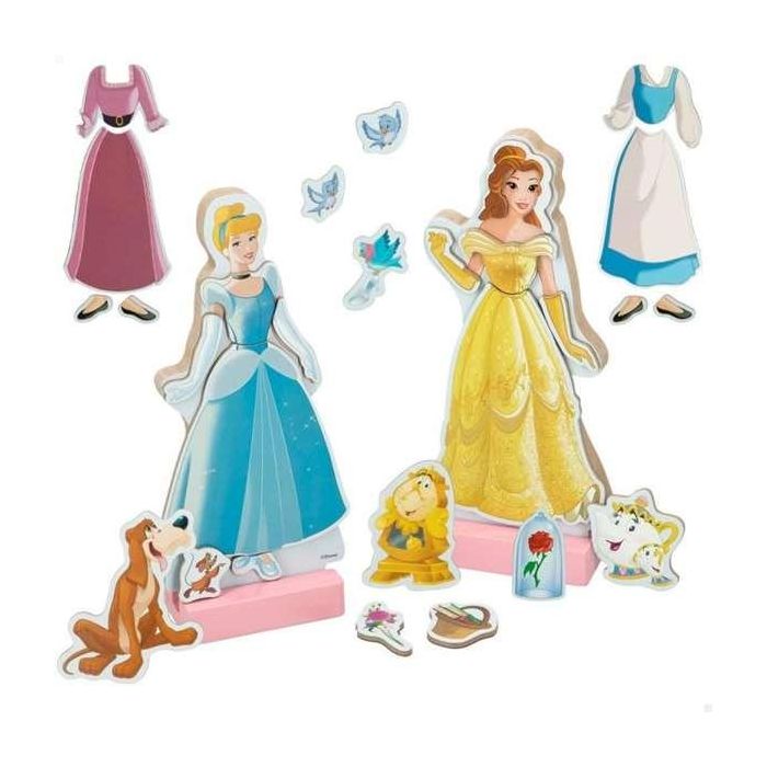 Encajable de madera vestidos disney princesa 32x28 cm 1 Encajable de madera vestidos disney princesa 32x28 cm 1
