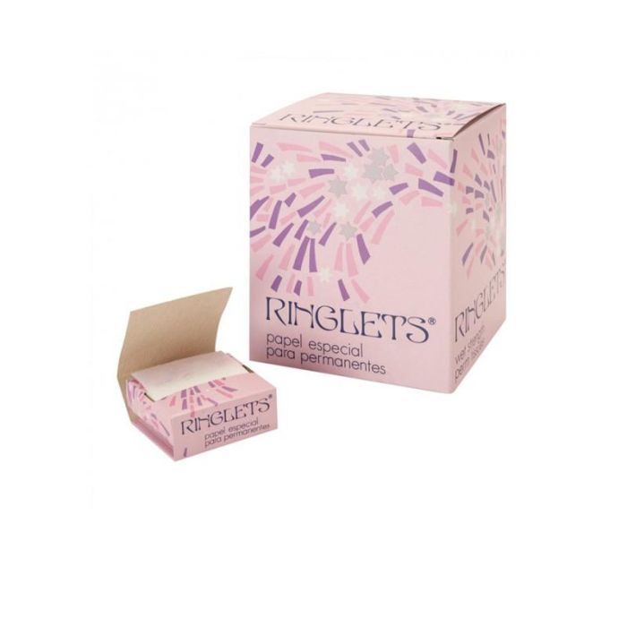 Eurostil Papel Ringlets para Permanente y Moldeado - Caja de 20 Unidades Ref. 656