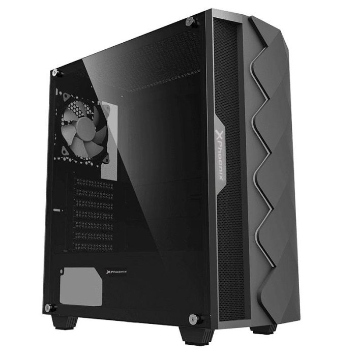 Caja Gaming Torre Phoenix Black Diamond 1 Caja Gaming Torre Phoenix Black Diamond 1