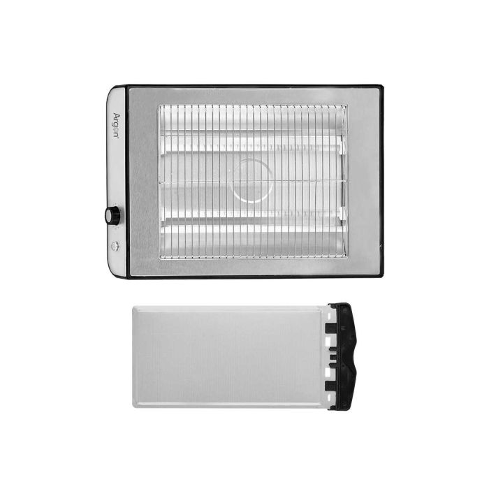 Tostador Plano de Acero Argon 600W 37x6.5x25 cm (6 Unidades) 3 Tostador Plano de Acero Argon 600W 37x6.5x25 cm (6 Unidades) 3