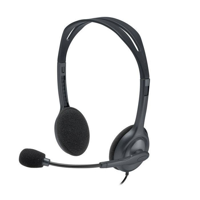 Logitech H111 Auriculares Estéreo con Micrófono Giratorio para PC (3.5 mm), Almohadillas Suaves y Diadema Ajustable 4 Logitech H111 Auriculares Estéreo con Micrófono Giratorio para PC (3.5 mm), Almohadillas Suaves y Diadema Ajustable 4