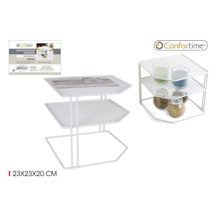 Estante Organizador de Metal 23x23x20 cm - Confortime (8 Unidades)