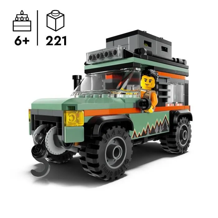 Lego Camión Todo Terreno 4x4 60447 - Set de construcción para niños de 6 años 1