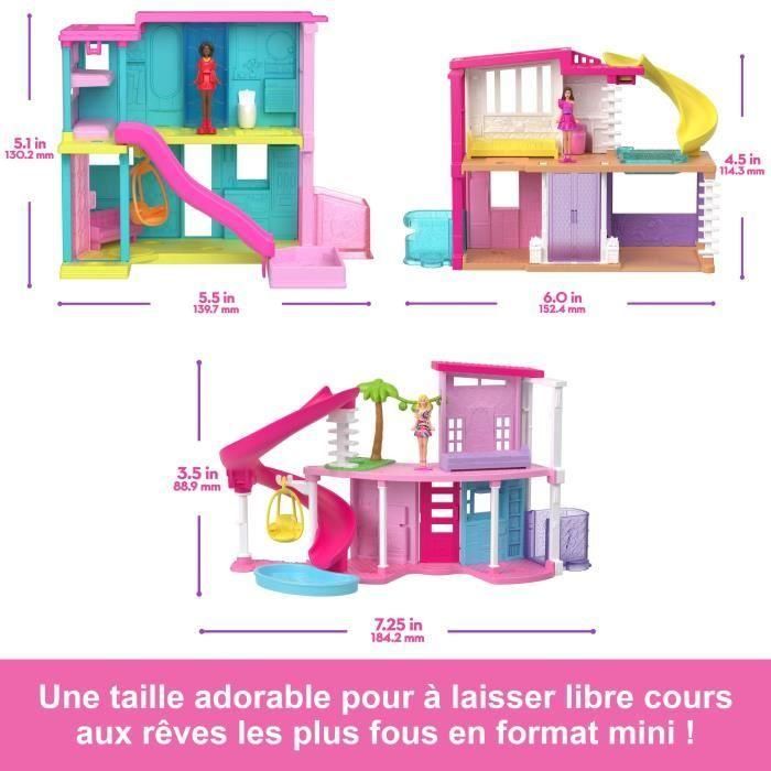 BARBIE Mini Barbieland mini casa de muñecas - casa de ensueño con mini muñeca sorpresa - modelo aleatorio 2 BARBIE Mini Barbieland mini casa de muñecas - casa de ensueño con mini muñeca sorpresa - modelo aleatorio 2
