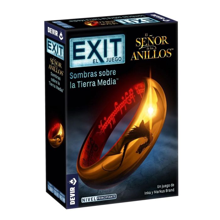 Devir Juego Exit El Señor de los Anillos: Juego de Escape de 1 a 4 Jugadores, Edición Española, +12 Años 0 Devir Juego Exit El Señor de los Anillos: Juego de Escape de 1 a 4 Jugadores, Edición Española, +12 Años 0