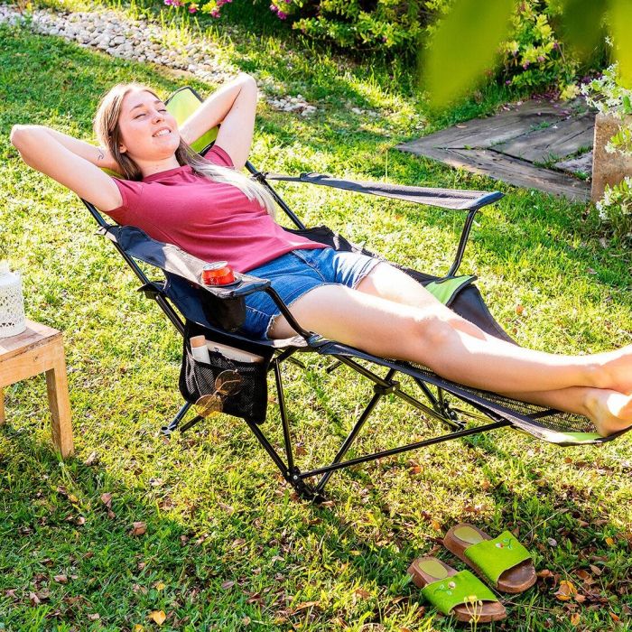 Silla Tumbona Plegable de Camping Kampfort InnovaGoods 7
