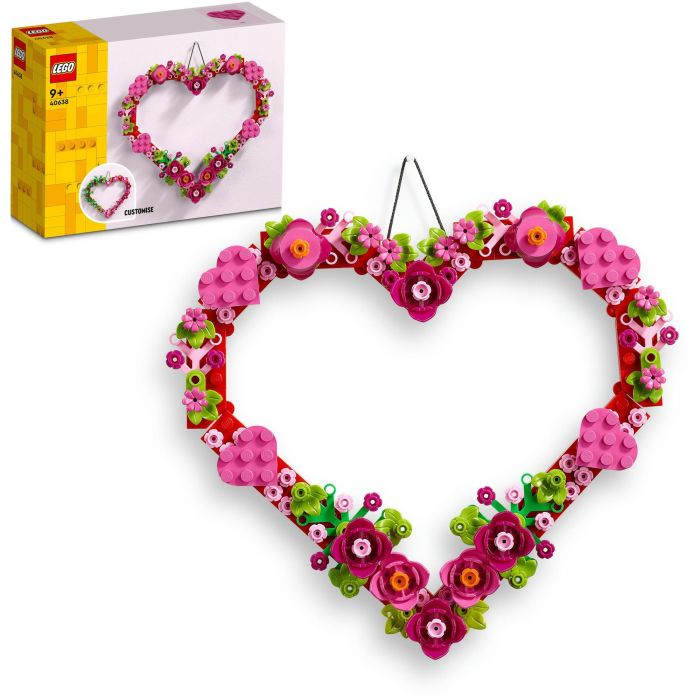 LEGO Herz-Deko 40638 Juego de construcción Corazón Decorativo para Niños y Niñas, 254 Piezas 10 LEGO Herz-Deko 40638 Juego de construcción Corazón Decorativo para Niños y Niñas, 254 Piezas 10