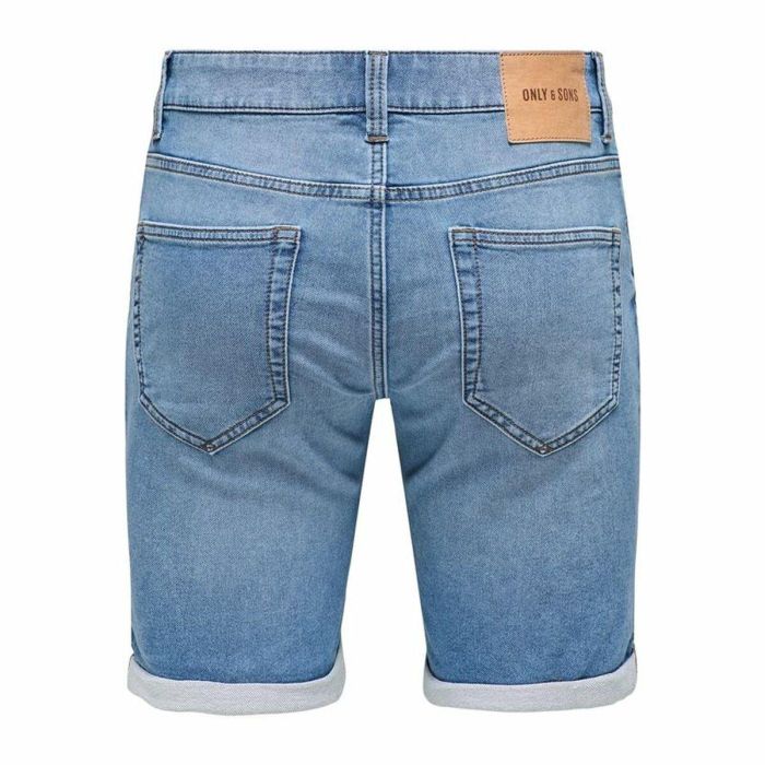 Pantalones Cortos Vaqueros para Hombre Only & Sons Onsply 8584 Blue Denim Azul 5 Pantalones Cortos Vaqueros para Hombre Only & Sons Onsply 8584 Blue Denim Azul 5