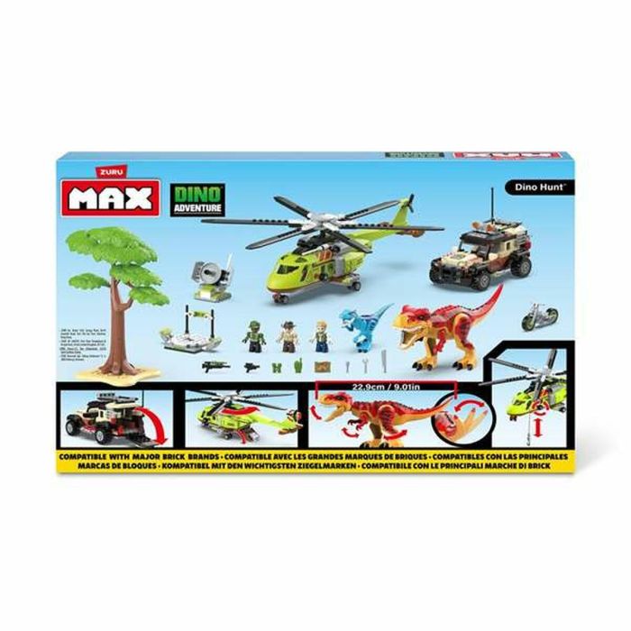Juego de Construcción + Figuras Zuru Max Dino 33 x 48,3 x 7,6 cm 592 Piezas 1 Juego de Construcción + Figuras Zuru Max Dino 33 x 48,3 x 7,6 cm 592 Piezas 1