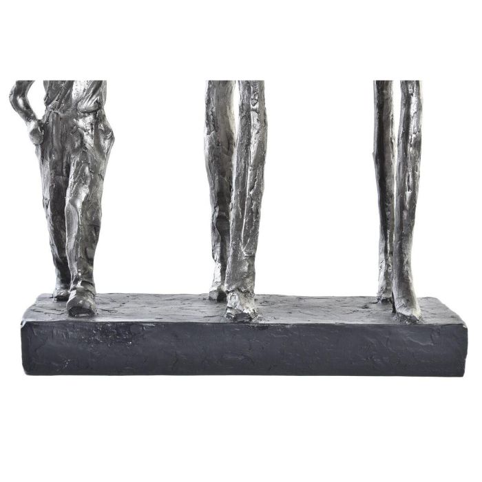 Figura Moderno DKD Home Decor Plateado Negro 11.5 x 41.5 x 26 cm 1