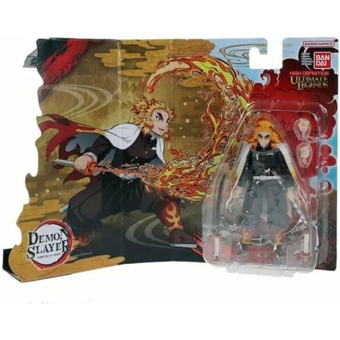 Bandai BAN1736489429386 Figura articulada Ultimate Legends HD Demon Slayer Kyojuro Rengoku 12 cm 6