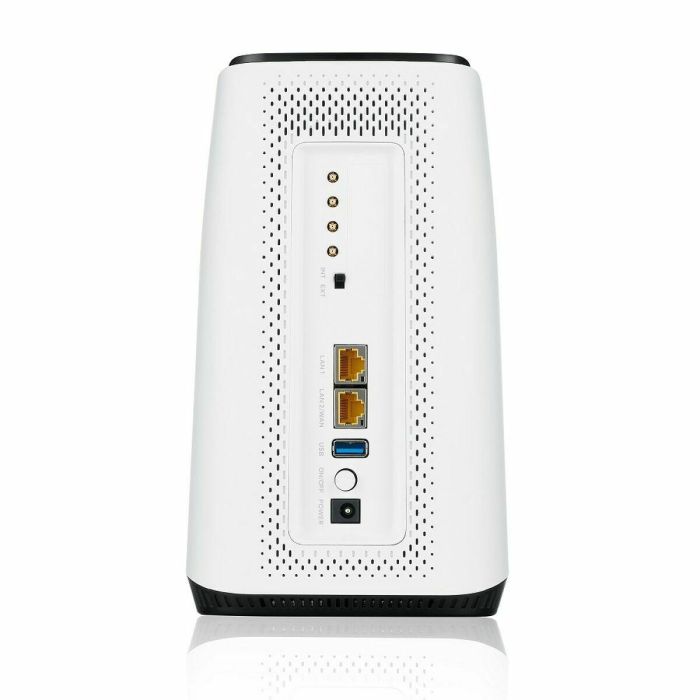 Zyxel FWA510 Router 5G Wi-Fi 6 Tribanda Negro Blanco sobremesa Ethernet LAN Multi-Gigabit 2 Puertos RJ45 USB 3.2 Gen 1 1