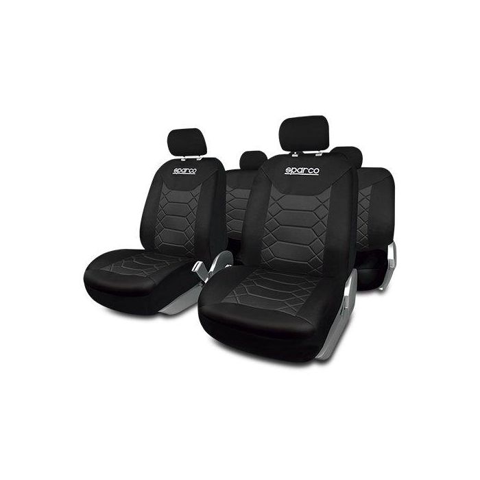 SPC SPC1016BK Juego de Fundas para Coche Negro SPC SPC1016BK Juego de Fundas para Coche Negro