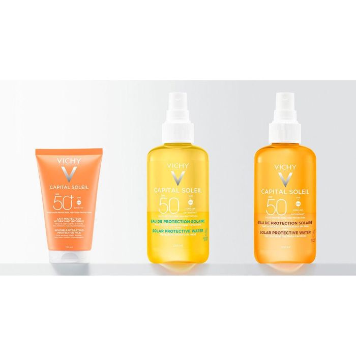 Vichy CAPITAL SOLEIL Leche Hidratante Invisible Familiar SPF50+ 150 ml 3
