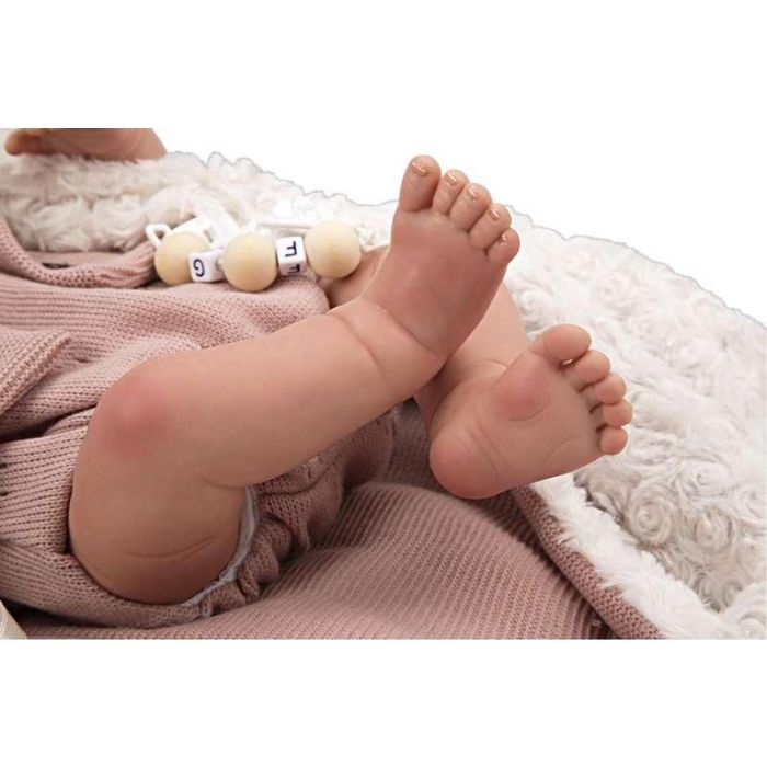 Muñeca reborn arias 45 cm gimena c/saco portabebe 23 Muñeca reborn arias 45 cm gimena c/saco portabebe 23