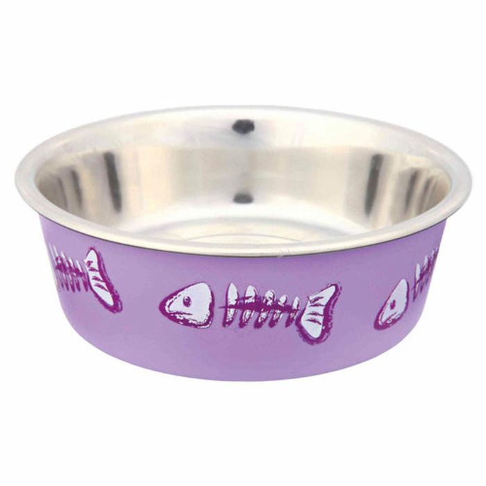 Comedero para Gato Trixie Acero Inoxidable Ø 12 cm 5 Comedero para Gato Trixie Acero Inoxidable Ø 12 cm 5