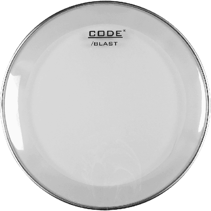 Parche Bombo Code 22" Blast Transparente 1