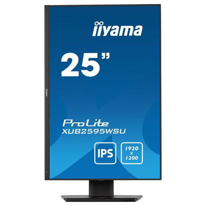 iiyama Prolite XUB2595WSU-B5 Monitor 25" WUXGA LED IPS 16:10 4ms Negro HDMI DP USB 2 iiyama Prolite XUB2595WSU-B5 Monitor 25" WUXGA LED IPS 16:10 4ms Negro HDMI DP USB 2