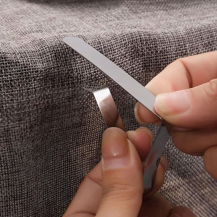 My Bar Set de 4 Pinzas Sujetamantel de Acero para Mesa - 7.4 x 4.5 x 1.2 cm (24 Unidades) 4 My Bar Set de 4 Pinzas Sujetamantel de Acero para Mesa - 7.4 x 4.5 x 1.2 cm (24 Unidades) 4