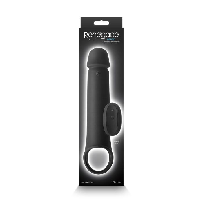 Funda para pene NS Novelties Renegade Negro Ø 4,4 cm 1