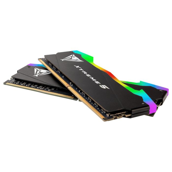 Patriot Viper Xtreme 5 RGB 48GB (2x24GB) DDR5 7600MHz CL36 DIMM PVXR548G76C36K - Memoria RAM con disipador y luz multicolor