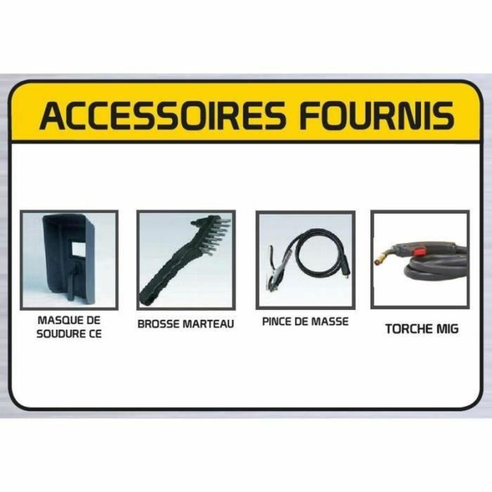 Stanley Soldadora Inverter MIG sin Gas 100A para alambre con núcleo de fundente 0.9mm. Semiautomática, intensidad regulable 10-100A. 5 Stanley Soldadora Inverter MIG sin Gas 100A para alambre con núcleo de fundente 0.9mm. Semiautomática, intensidad regulable 10-100A. 5