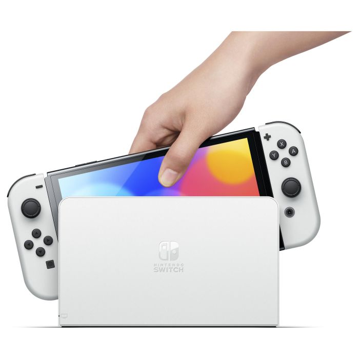 Nintendo Switch OLED Blanca - Consola de Videojuegos con Pantalla OLED de 7 Pulgadas y 64 GB Nintendo Switch OLED Blanca - Consola de Videojuegos con Pantalla OLED de 7 Pulgadas y 64 GB