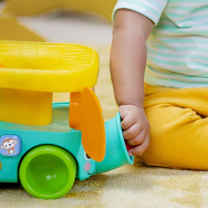 Juguete de arrastre Bright Starts Pop & Roll Safari Bus 10 Juguete de arrastre Bright Starts Pop & Roll Safari Bus 10