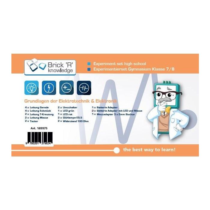 ALLNET BrickRknowledge Experimentierset para Gymnasium Clase 7/8