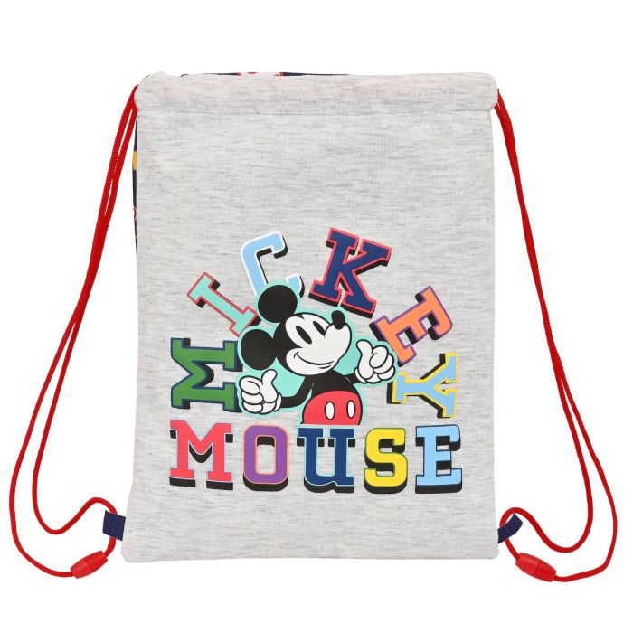 Bolsa Mochila con Cuerdas Mickey Mouse Clubhouse Only one Azul marino (26 x 34 x 1 cm)