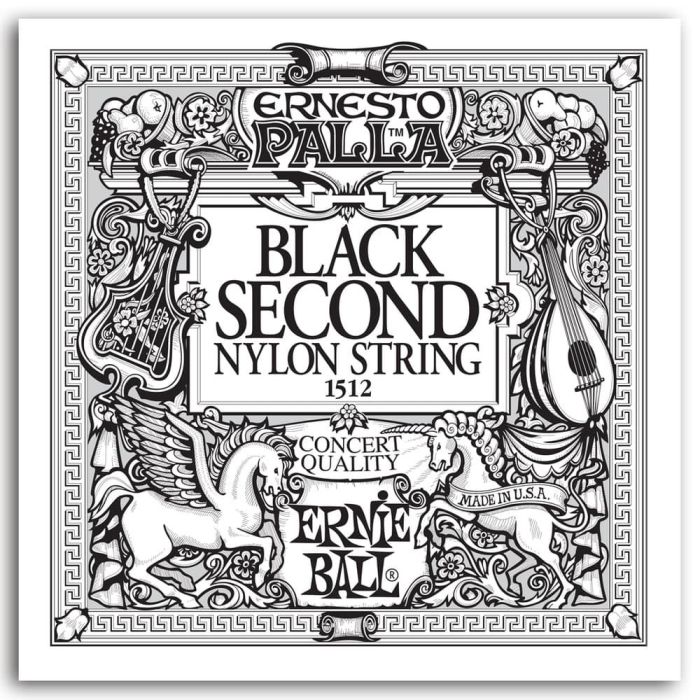 Ernieball Cuerda de Guitarra Nylon Black Ernesto Palla 2nd