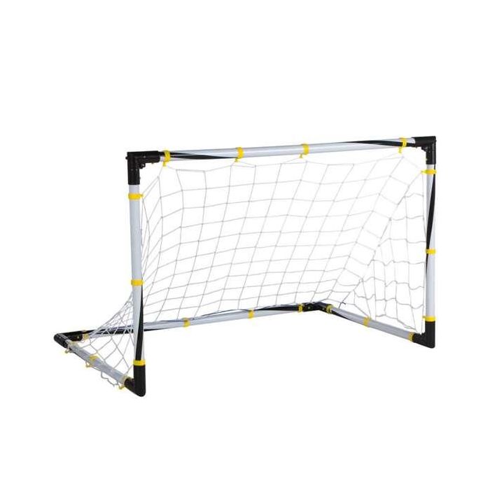 Color Baby Portería de Fútbol Plegable 90x59x59 cm con Balón e Hinchador de Plástico y Poliéster para Niños +3 Años 1 Color Baby Portería de Fútbol Plegable 90x59x59 cm con Balón e Hinchador de Plástico y Poliéster para Niños +3 Años 1