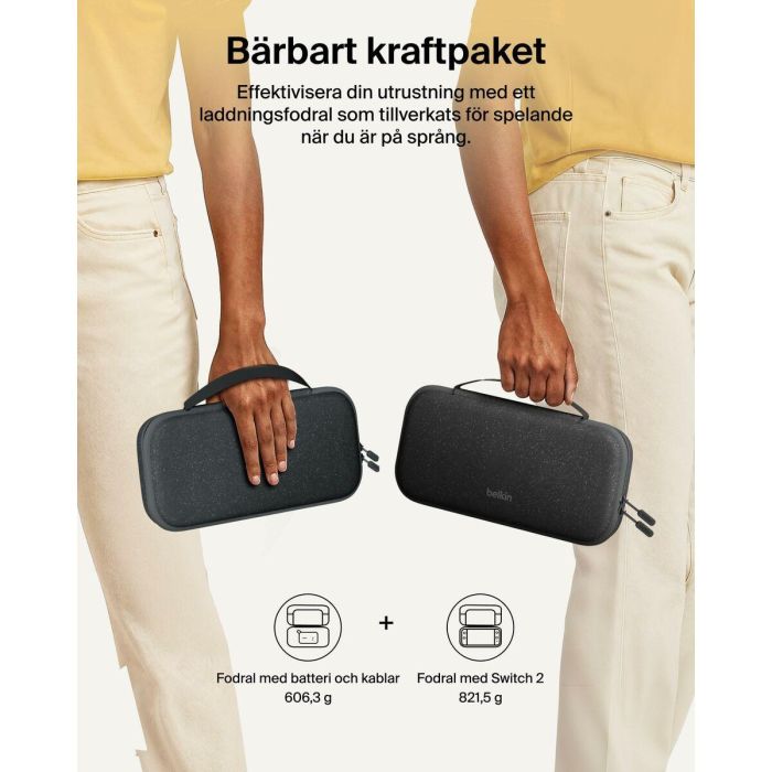 Belkin 745883929450 - Bolsa de Almacenamiento con Batería Externa para Nintendo Switch 2, Antracita 12 Belkin 745883929450 - Bolsa de Almacenamiento con Batería Externa para Nintendo Switch 2, Antracita 12