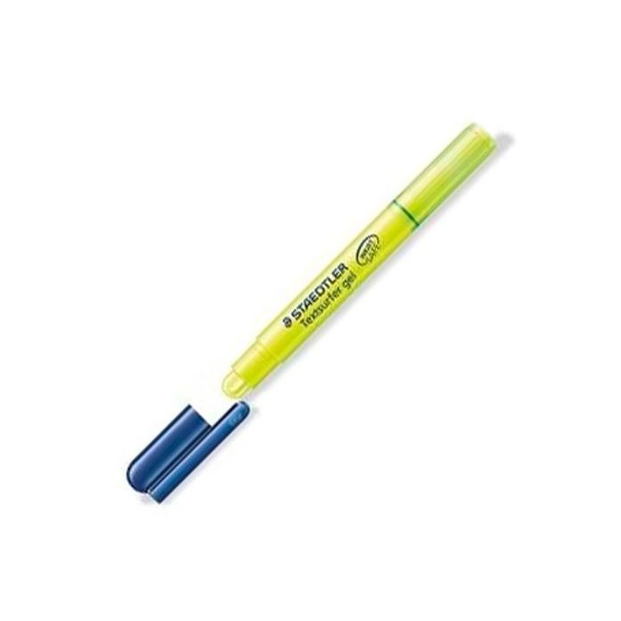 Staedtler Marcador Textsurfer Gel 264 Amarillo Fluorescente (10 Unidades) No Emborrona Impresiones Inkjet (10 Unidades)
