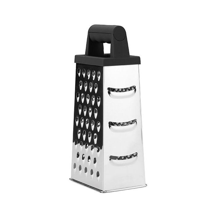 Berghoff 1100038 Rallador 4 Caras 23 cm - Acero Inoxidable, Mango Ergonómico