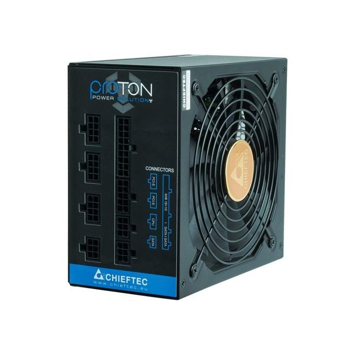 Chieftec BDF-850C Fuente de Alimentación 850W 80 PLUS Bronze Modular Ventilador 14cm Negro 1