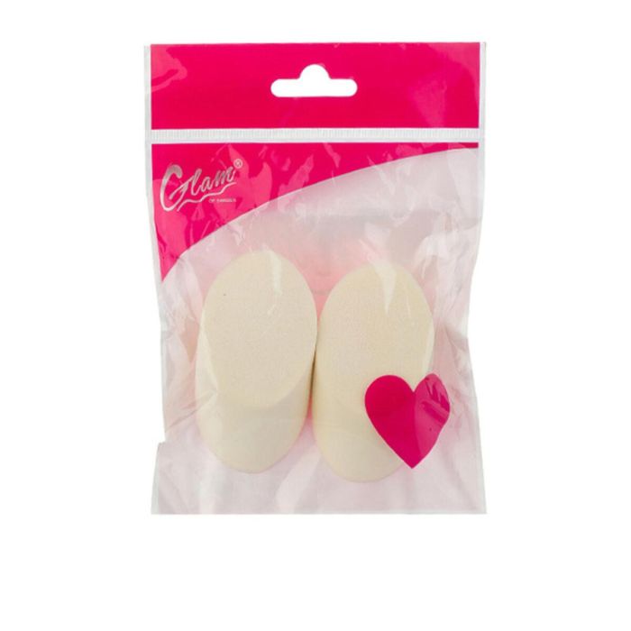 Glam Of Sweden Esponja de Maquillaje SPONGE Doble Cara para Líquidos y Polvos - Acabado Impecable, Uniforme y Profesional, 1 pz