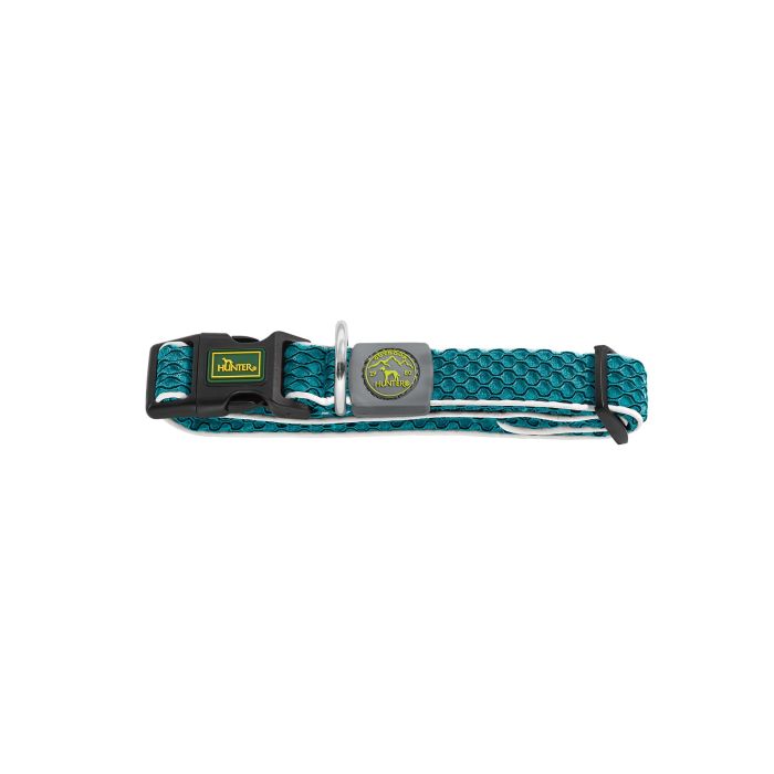 Hunter Collar Hilo Vario Basic S para Perro, Turquesa, Malla 3D Transpirable, Efecto Refrescante y Reflectante, Cuello 30-43 cm 0 Hunter Collar Hilo Vario Basic S para Perro, Turquesa, Malla 3D Transpirable, Efecto Refrescante y Reflectante, Cuello 30-43 cm 0