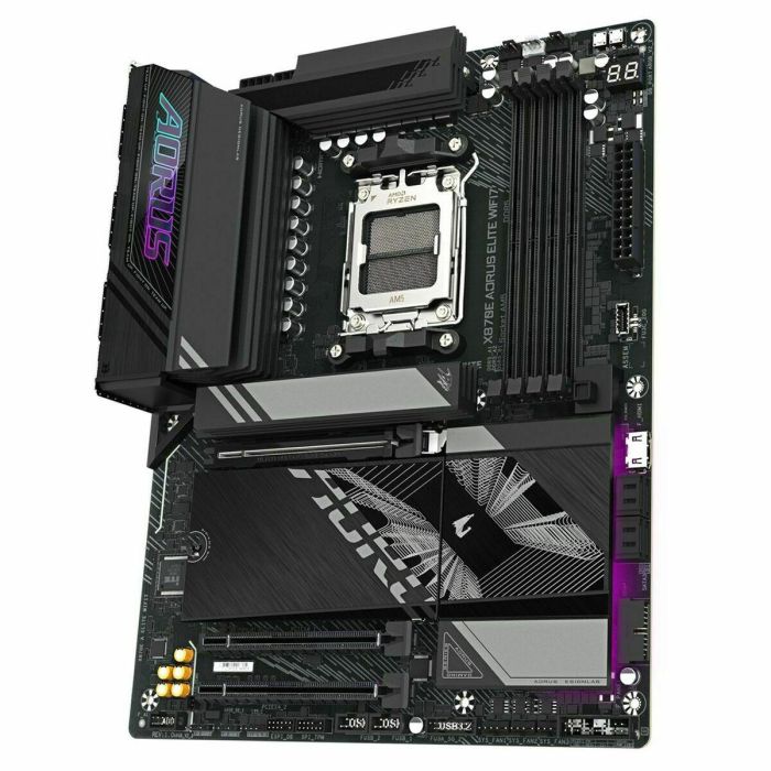 GIGABYTE Placa Base X870E A ELITE WIFI7 - Compatible con AMD Ryzen 9000, Wi-Fi 7, DDR5 hasta 8000MHz, 4xPCIe 5.0, 4xM.2, Ref. 9MX87EEL7-00-10 25 GIGABYTE Placa Base X870E A ELITE WIFI7 - Compatible con AMD Ryzen 9000, Wi-Fi 7, DDR5 hasta 8000MHz, 4xPCIe 5.0, 4xM.2, Ref. 9MX87EEL7-00-10 25