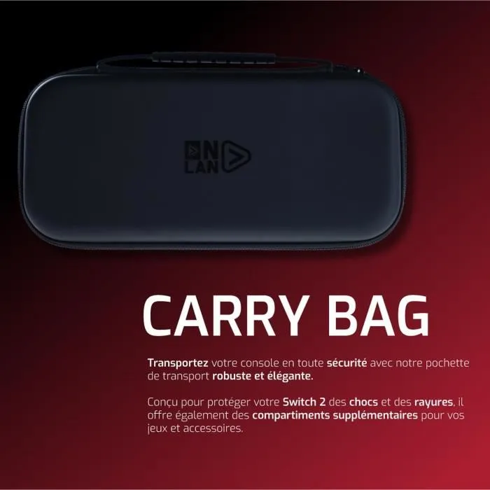 Onlan Estuche Protector y de Transporte para Nintendo Switch 2 - Negro 3015220019364 2