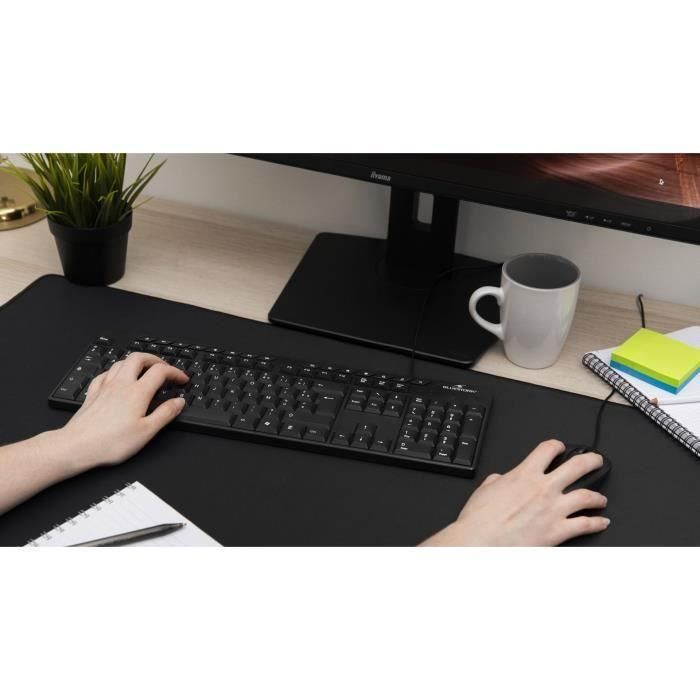 Teclado - BLUESTORK - MEDIA OFFICE - Con cable - Azerty - Compatible con Windows - Negro 5