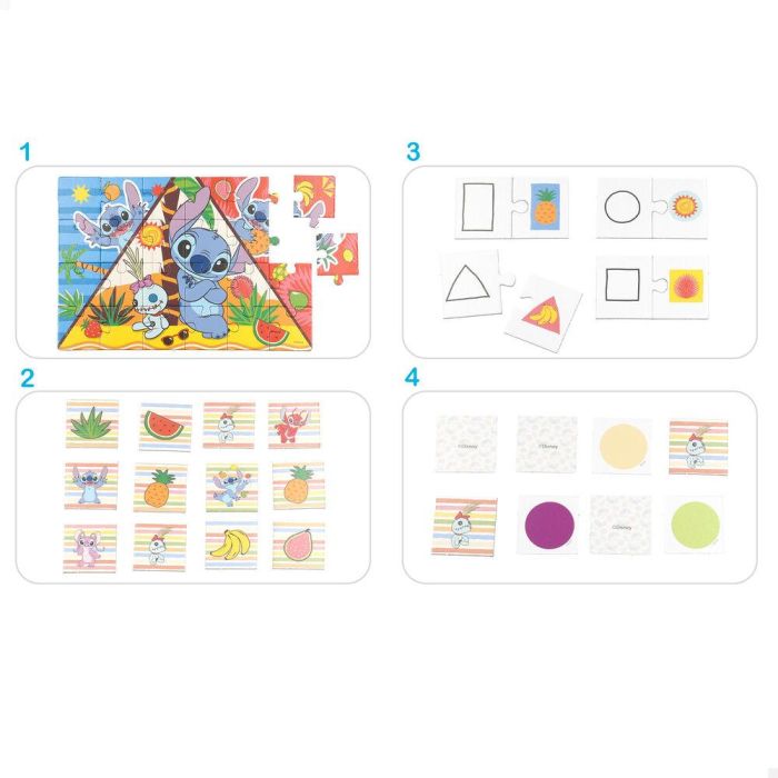 Juego educativo 10 en 1 Stitch Disney 1