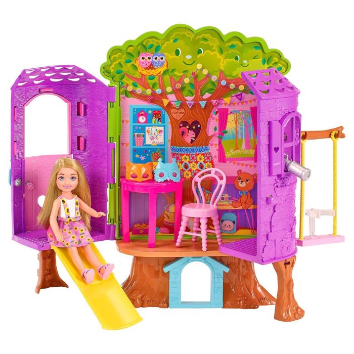 Set Casa Del Arbol Barbie Chelsea Hpl70 Mattel 4