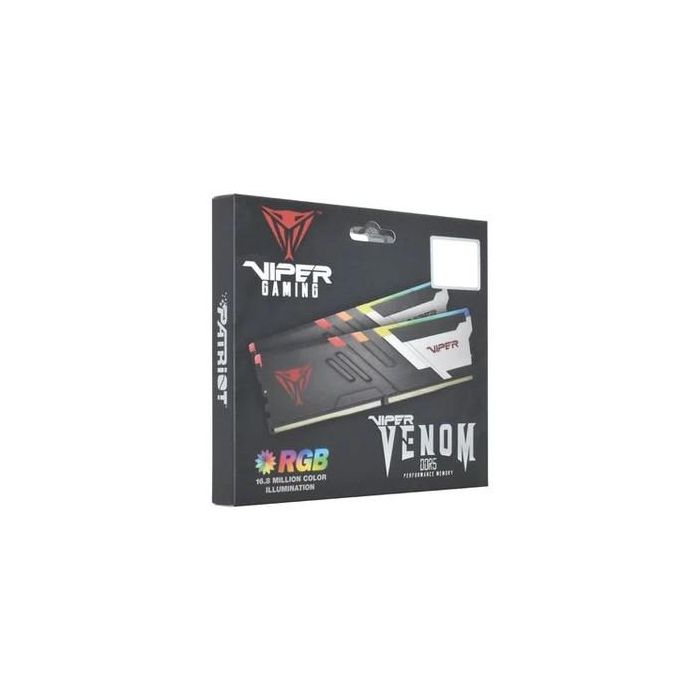 Patriot PVVR532G700C32K Viper Venom RGB 32 GB (2x16 GB) DDR5 7400 MHz DIMM Dual-Kit Negro Intel XMP 7