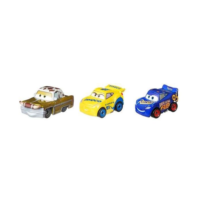 Coche cars mini set 3 unidades con carroceria metalica y ruedas giratorias. - modelos surtidos 4 Coche cars mini set 3 unidades con carroceria metalica y ruedas giratorias. - modelos surtidos 4