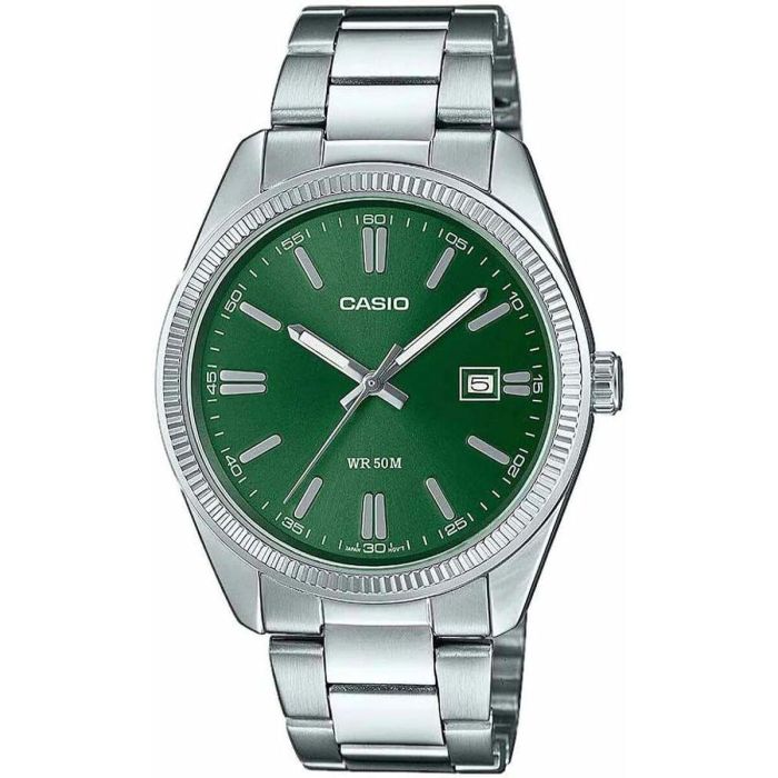Reloj Hombre Casio Verde Plateado 0 Reloj Hombre Casio Verde Plateado 0